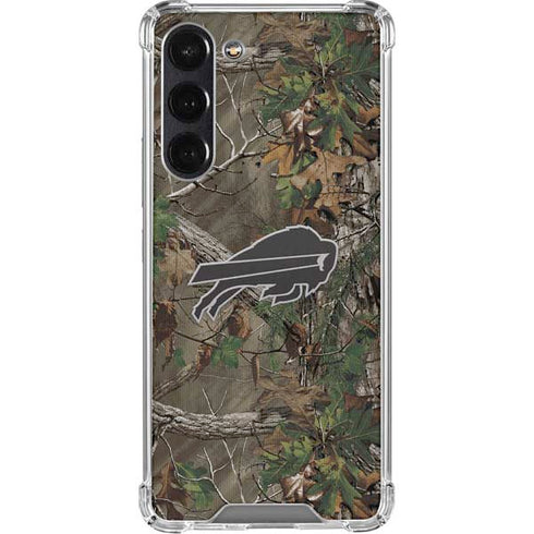 NFL Buffalo Bills Realtree Xtra Green Camo Galaxy S24 FE Clear Case